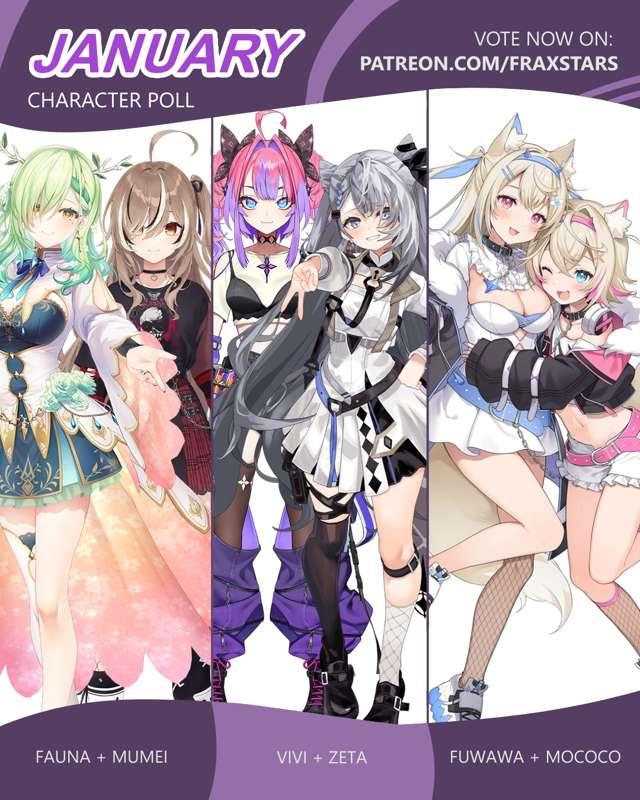 January Character Poll for members!
