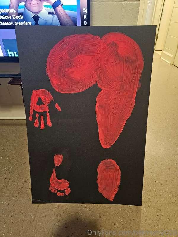 Adult naked painting is always fun