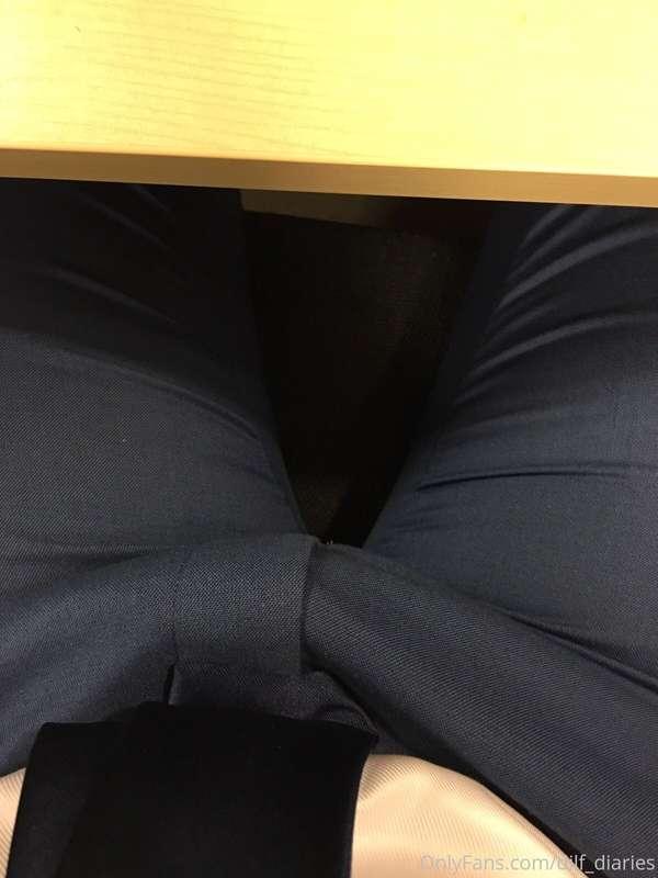 Desk bulge ;)
