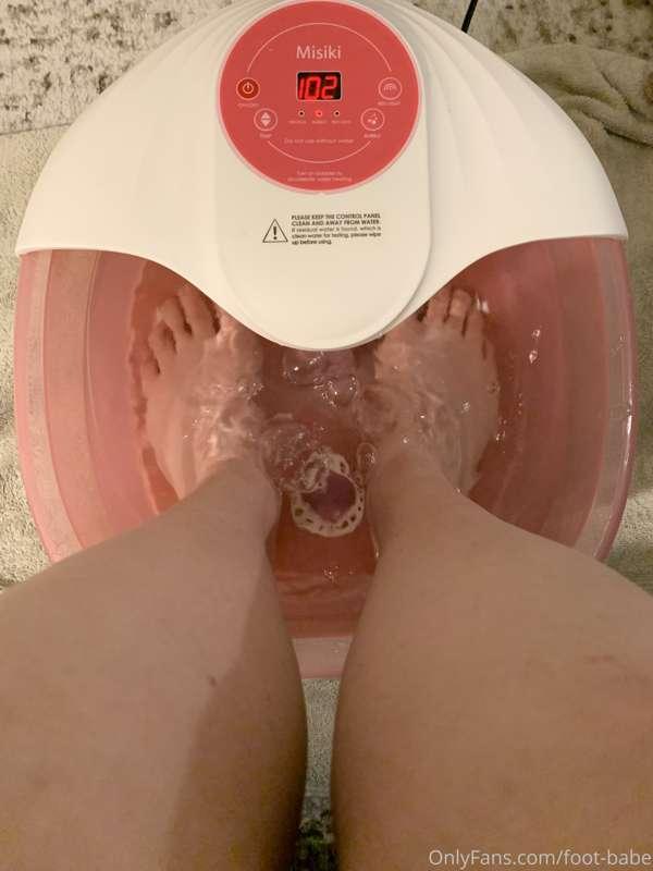Pampering my feet before a private video session. 
I want th..