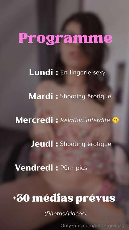 Cette semaine sur mon autre onlyfan actuellement en PROMO : ..
