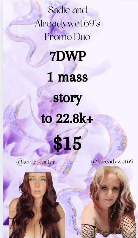 💥 PROMO ON 2 PAGES!Exposure to 22.8k! $15✅️ 7 DAY WP✅️ 1 MAS..