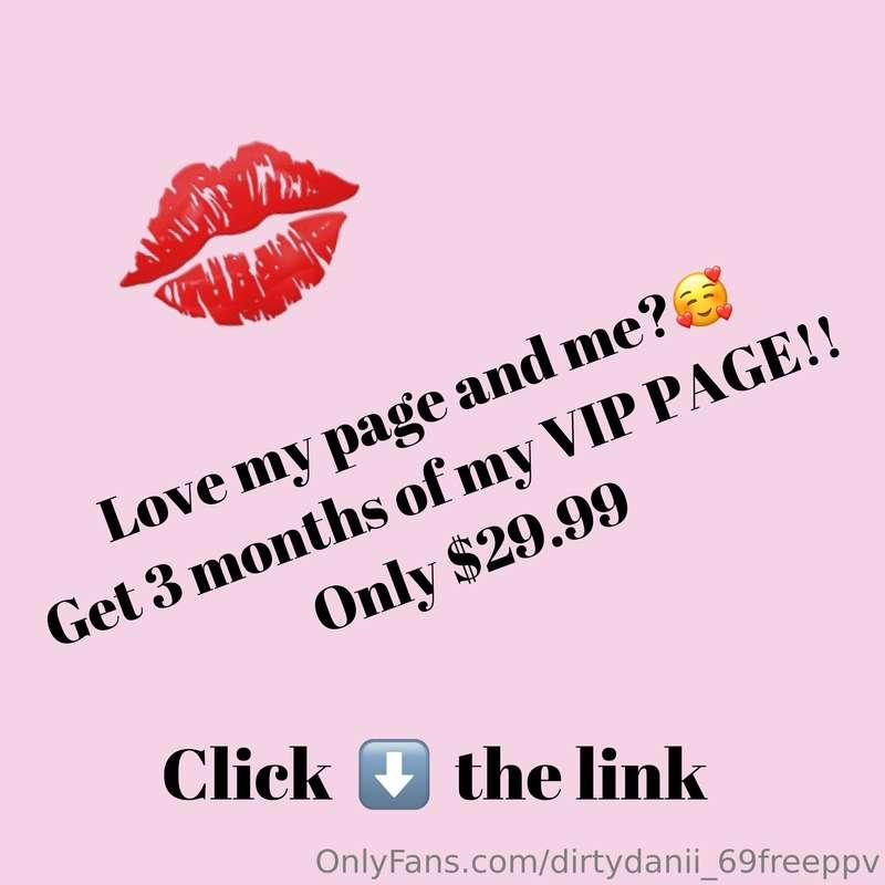 🚨3 MONTHS ON THIS VIP PAGE FOR THE PRICE OF 1 MONTH🚨 VIP PAG..