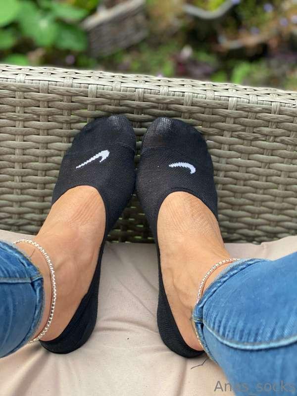 Black Nike peds 🧦