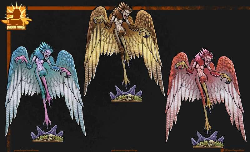 Harpy Matriarch color variants