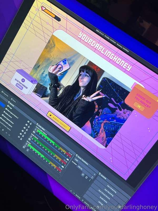 managed to set up my stream settings while I’ve been sick th..