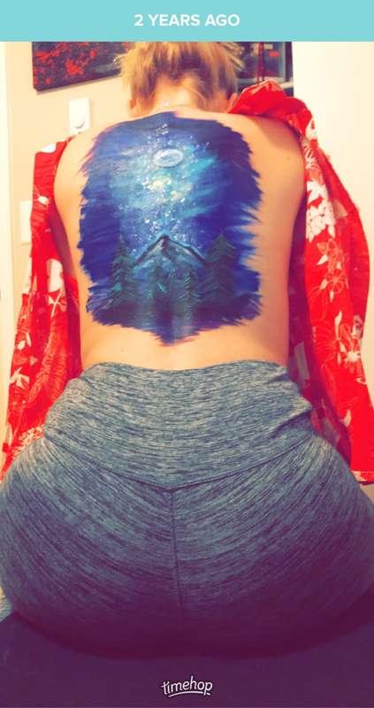 A little throwback of my body painting stream 
