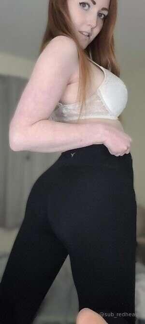 If seeing me in leggings manages to get you hard, just imagi..