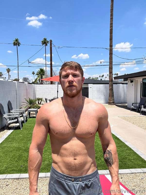 No shirt, no shame, just me and this view