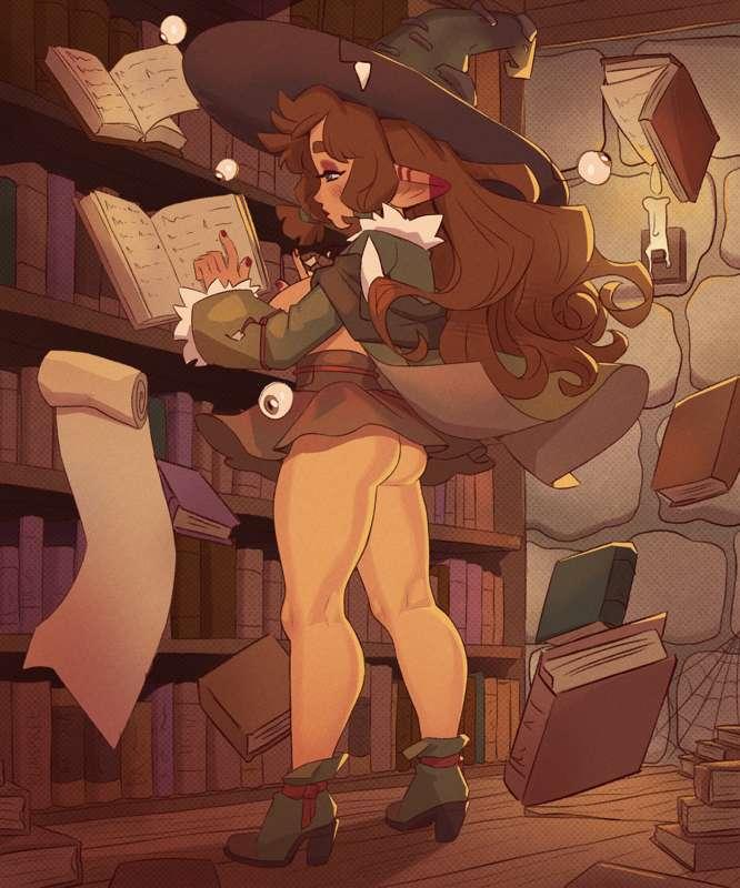 Witch Latte doing some research