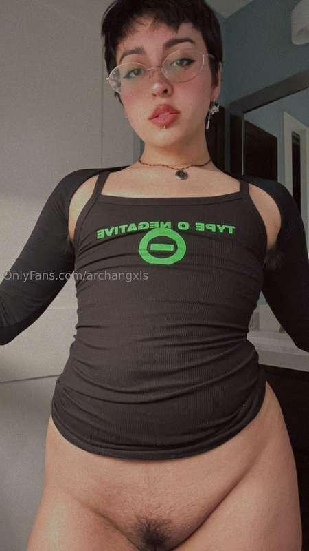 lil metalhead tomboy strips in ur bathroom, what should we d..