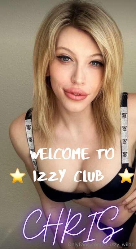 Ｗｅｌｃｏｍｅ ｔｏ Ｉｚｚｙ Ｃｌｕｂ ⭐️ Chris ⭐️cant wait to have fun with y..