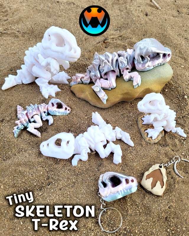 Tiny Skeleton T-Rex! + Extras!