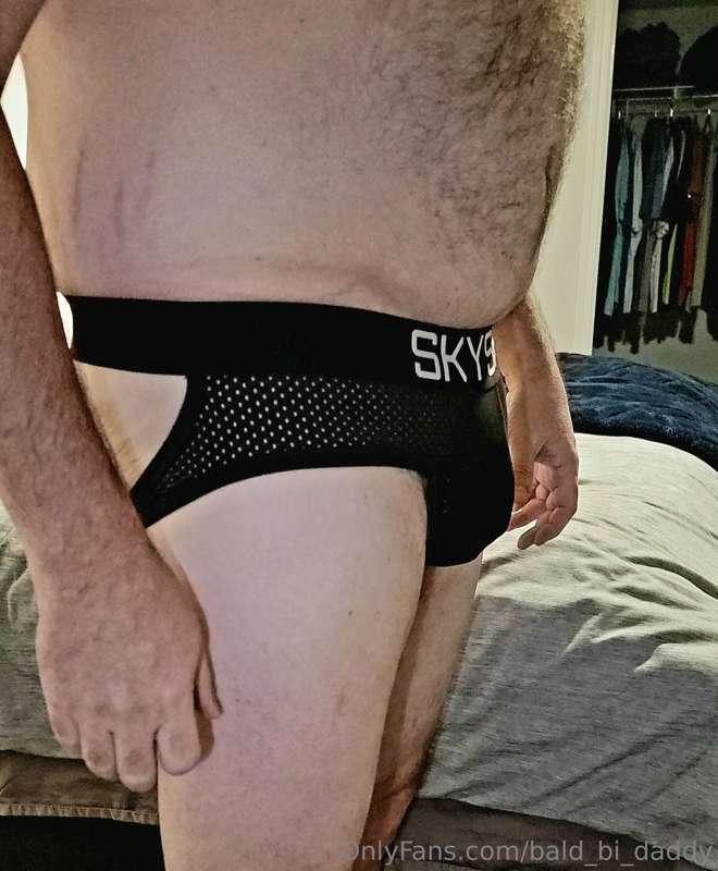 Tried on one of my jocks before bed. I haven't worn it in a ..