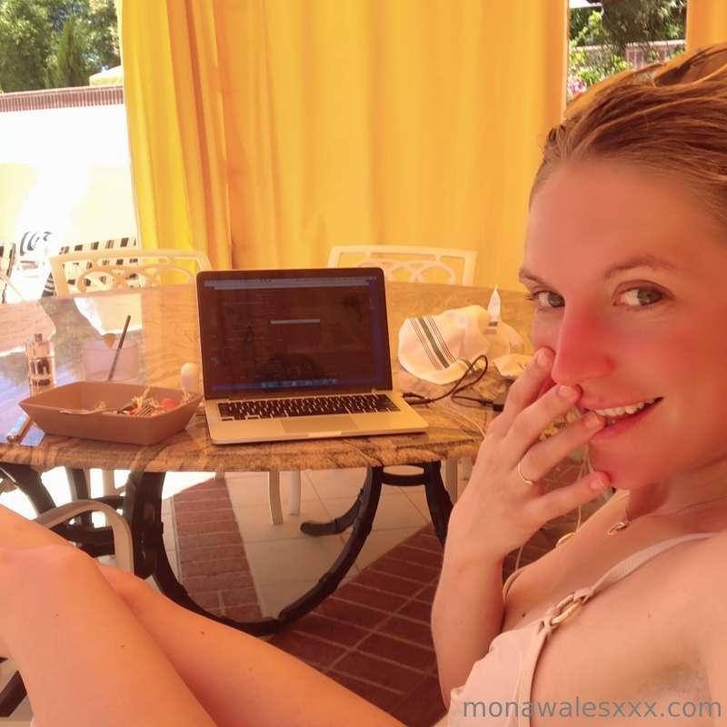 Answering DMs today poolside! 