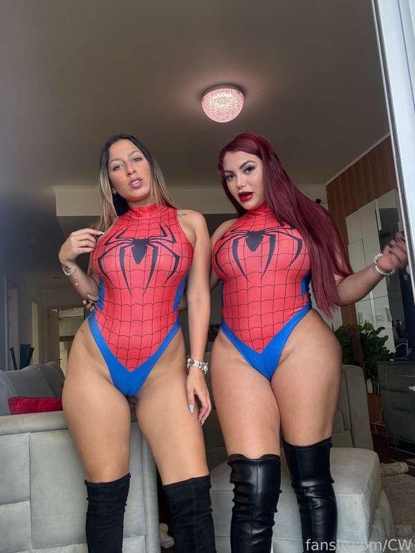 Do you like our version of Spiderman better?❤️💙