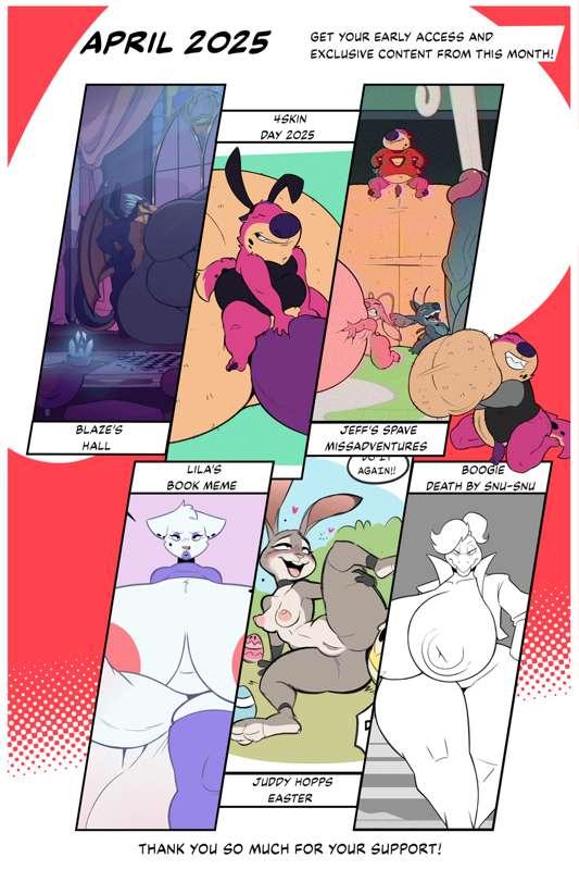 Patreon Exclusive PSD files for April 2025