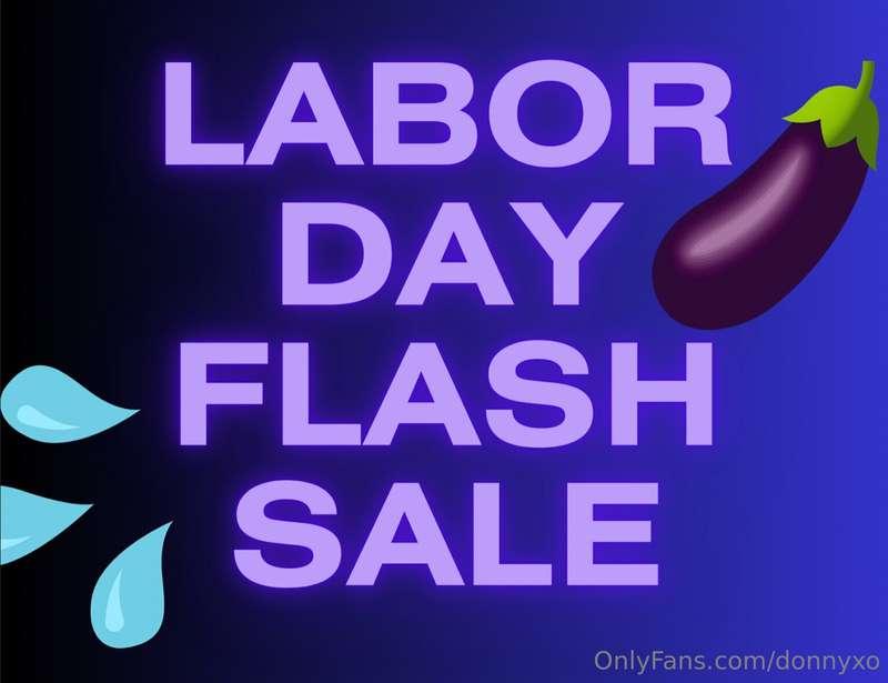 FLASH SALE! We’re gonna start things off sooner for you DM, ..