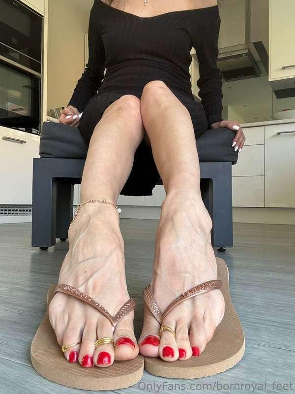 You are going to suck my toes one by one. Aren’t you?