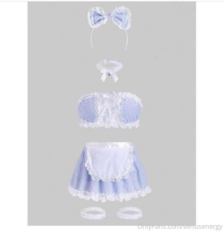 I have a maid costume on the way....🥛🍶🍰