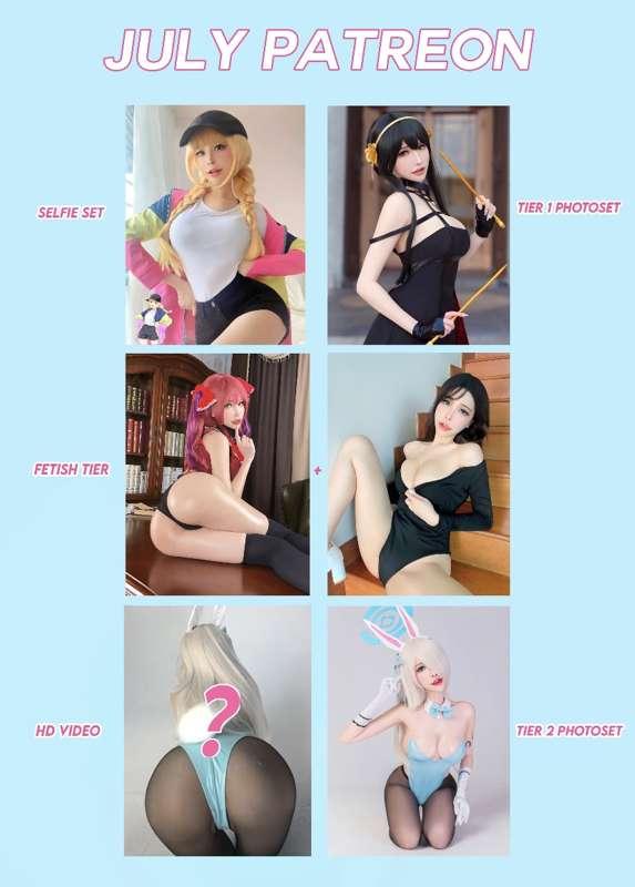 July Patreon Menu✨💗💛 