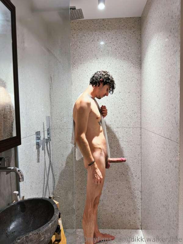 Who’s sucking my cock in the shower?