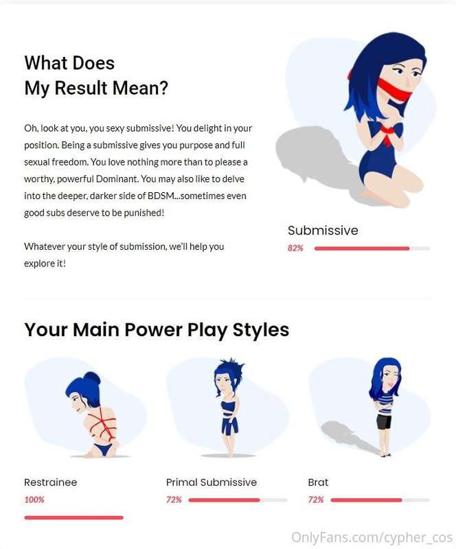 Was fooling around with some tests/quizzes, thought might as..