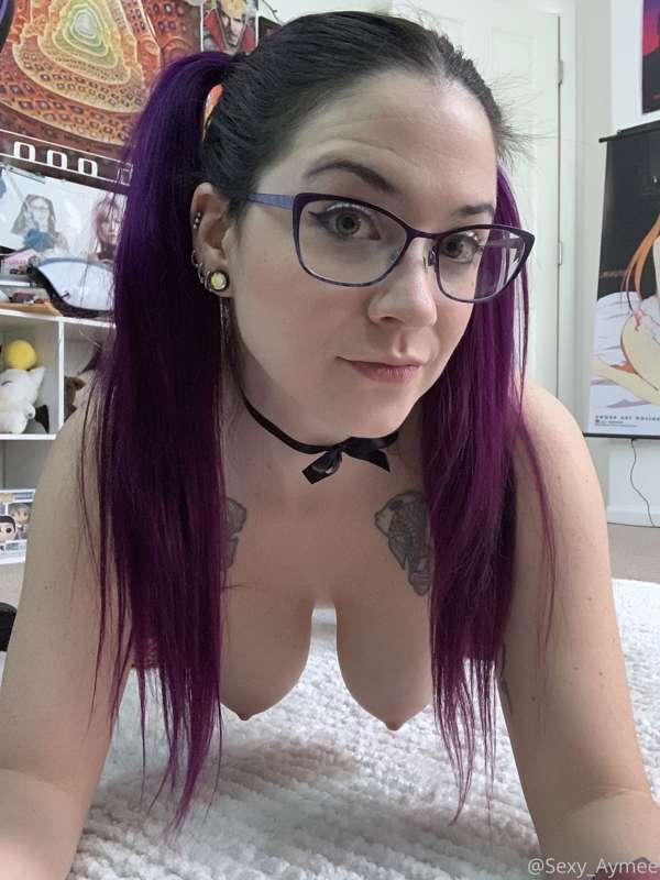 [PHOTOS] Pigtails and a buttplug in! More from this on Thurs..