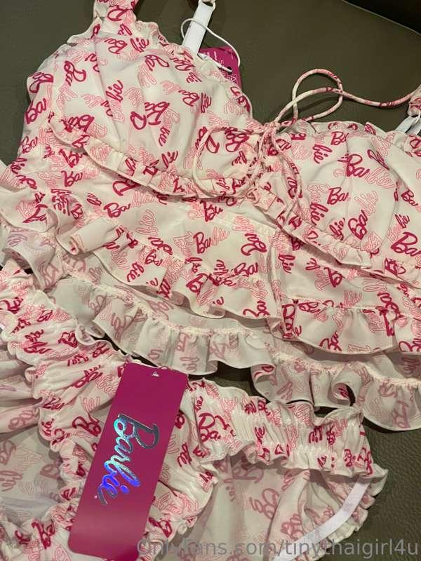 Cute Barbie underwear wanna see me in it? Subscribe to my vi..