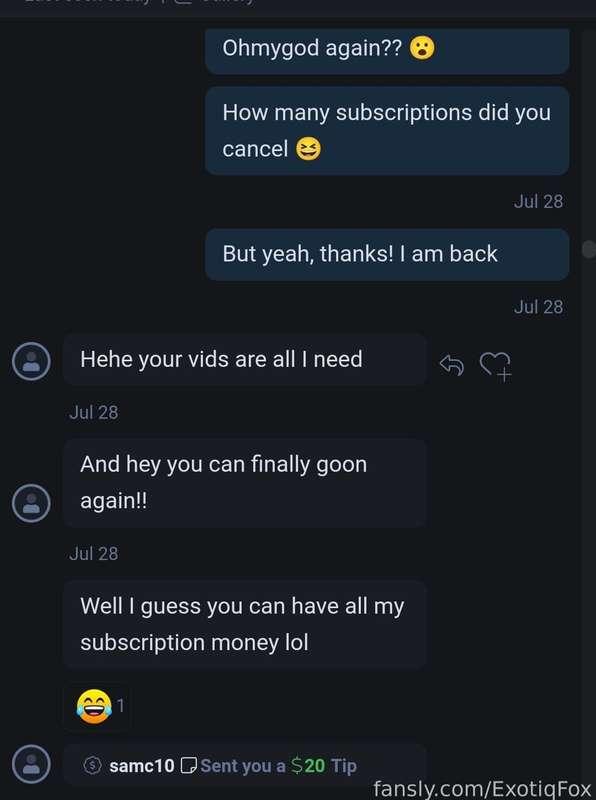 When someone spends all their monthly porn budget on you 🥹 I'm so touched 🫶

#exotiqfox #egirl #porn #hentai #goon #gooning #goonergirl #masturbation #solo #gooner
