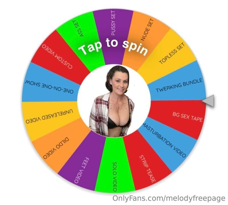 💖SPIN THE WHEEL!!💖Feeling lucky? What XXX prize will you win..