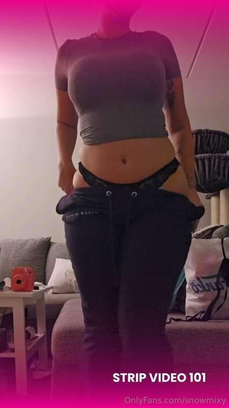 There is a strip video in your DMs right now ;) Check it out..