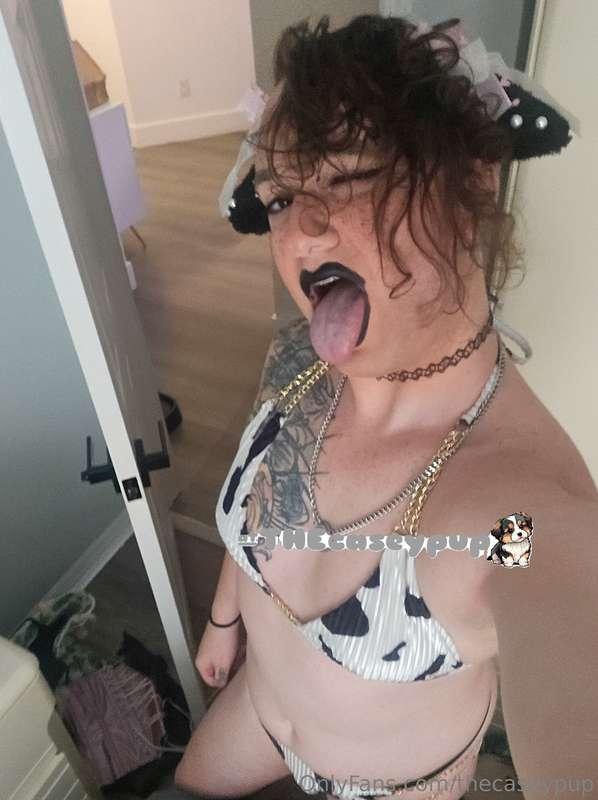 Going live on CB soon! Come milk me 🐮✨🤣💦🖤