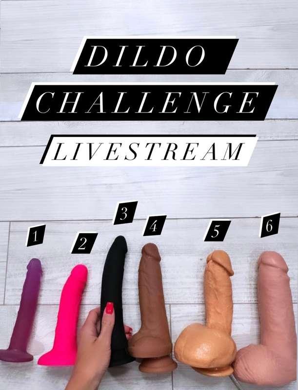 ***🔥Dildo Challenge Livestream🔥!!!*** Guys I’m so excited fo..