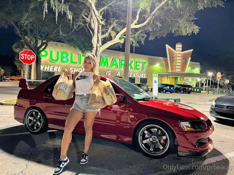 Late night grocery run. 🏁😁 Working on my next YouTube video...
