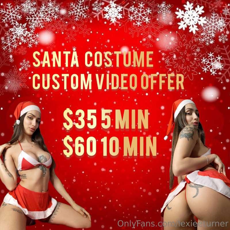 SANTA COSTUME CUSTOM OFFER 🧑‍🎄🎁This promo includes pussy pla..