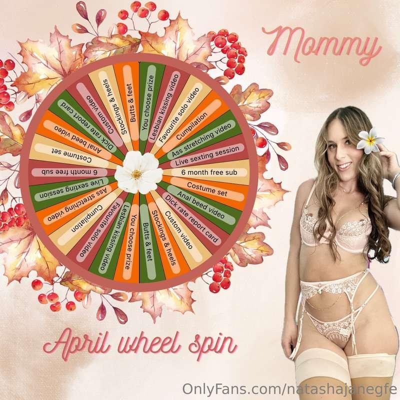 🍁 It’s April and I have made you a wheel spin made up of lot..