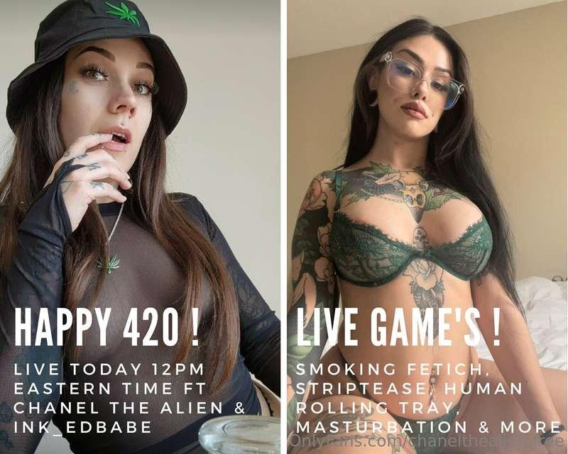 🍃Celebrate 420 with us !🍃 Live today 12pm eastern time ft @c..