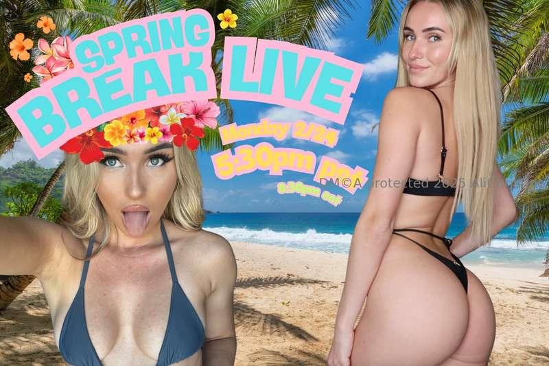 SPRING BREAK LIVE WISHLIST!! 👉🏼➡️➡️ https://www.amazon.com/h..