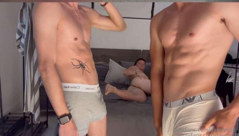 this one’s messy 😈 mikey’s boy, aka submissive jordan, and i..