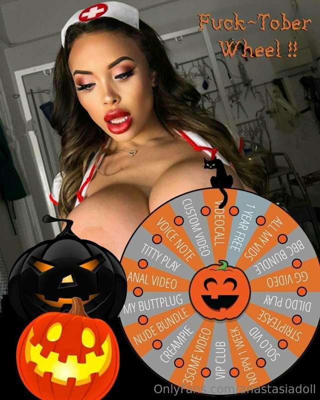 🎃𝗙𝗨𝗖𝗞-𝗧𝗢𝗕𝗘𝗥 𝗪𝗛𝗘𝗘𝗟🎃

1️⃣ spin - 𝟮𝟱💲

2️⃣ spins - 𝟰𝟬💲

3️⃣ spi..