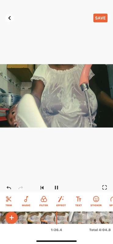Sleek night wear dish washing 