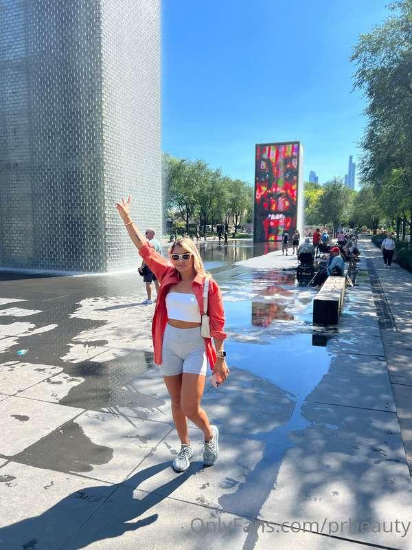 Playing tourist today lol. I love visiting Chicago!