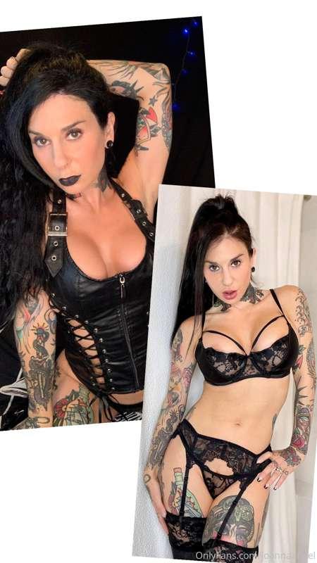 Leather or Lace?? 🖤 