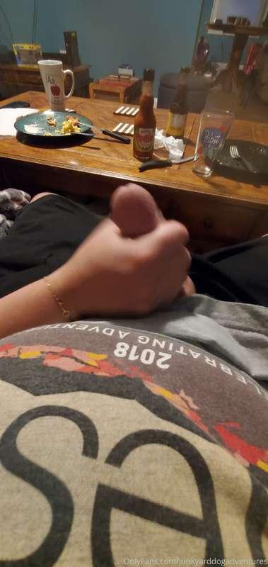 A little play session on the couch with the wife!!!