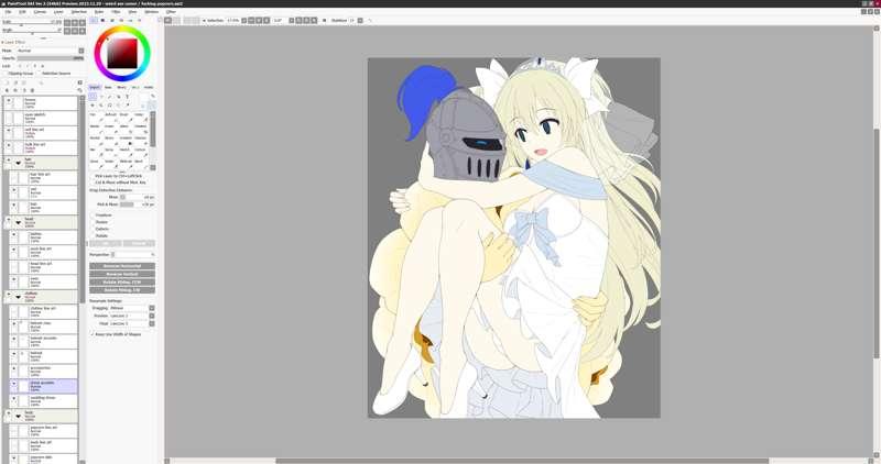 More progress on...Popcorn OC.