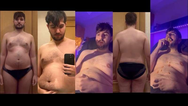 Burger stuffing at my room (oldie)