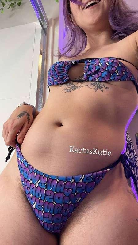 do you like how this purple bikini looks on me?