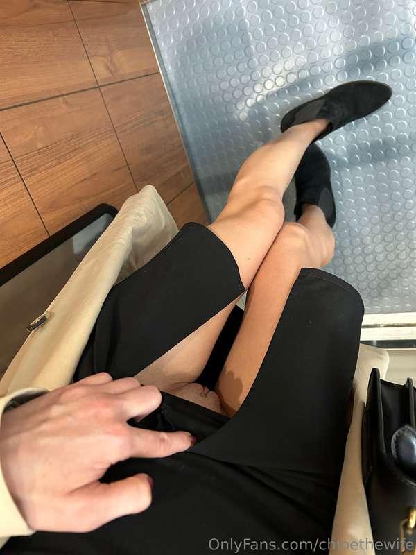 Today I went to work without panties again. But this time I ..