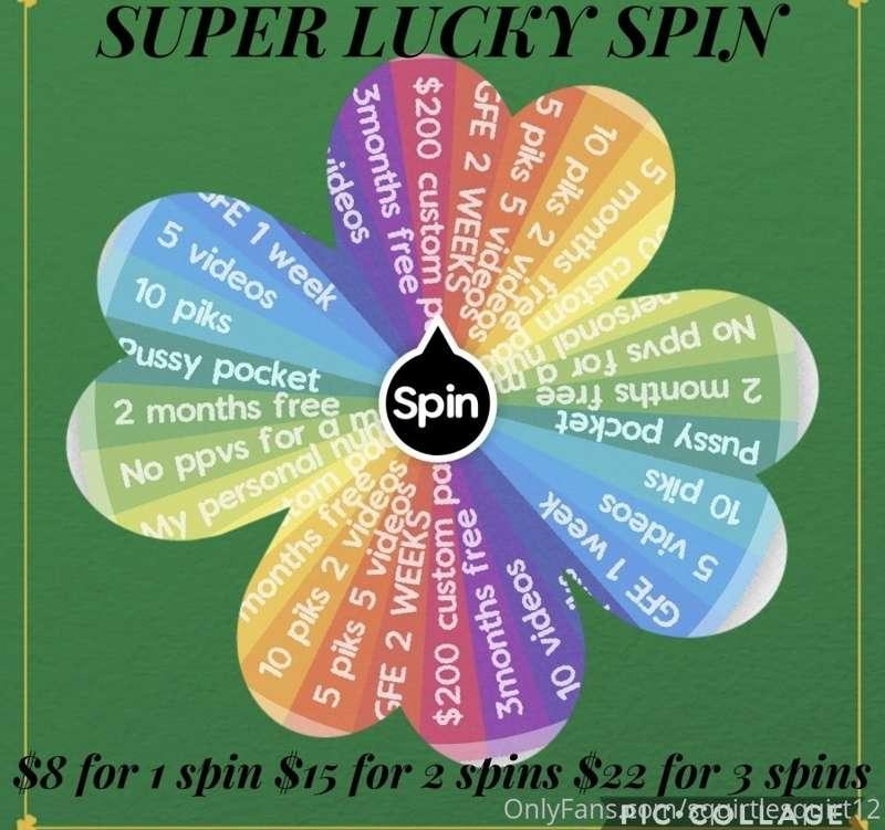 Let's see who lucky